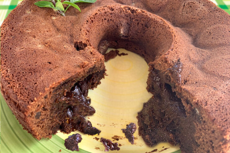 Σουφλέ σοκολάτας, με σοκολάτα που λιώνει